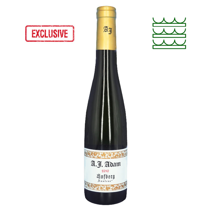 A.J. Adam Dhroner Hofberg Riesling Auslese* 2019