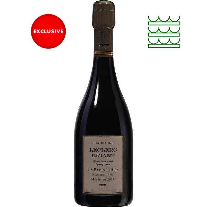 Leclerc Briant Champagne Les Basses Prières Hautvillers 1er Cru Millésime 2015 Brut Zero