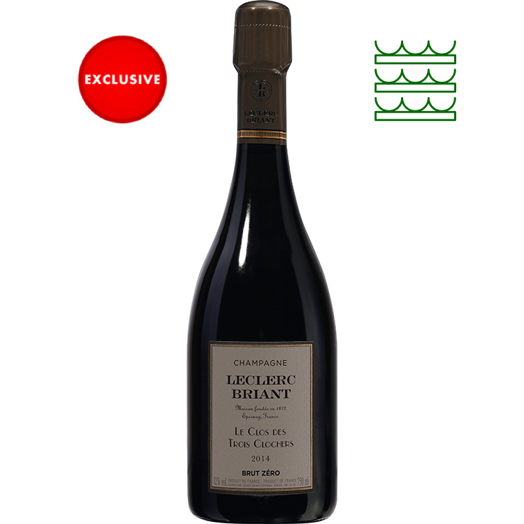 Leclerc Briant Champagne Le Clos des Trois Clochers Villers-Allerand 1er Cru Millésime 2015 Brut Zero